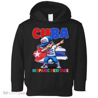 Cuba Dabbing Hispanic Heritage Celebration For Toddler Hoodie