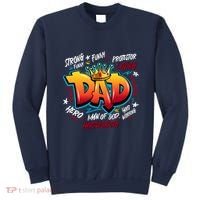 Cool Dad Hardworking Funny Fathers Day Logo Sweatshirt thumb 0