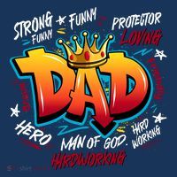 Cool Dad Hardworking Funny Fathers Day Logo Coaster thumb 2