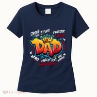 Cool Dad Hardworking Funny Fathers Day Logo Women's T-Shirt thumb 0