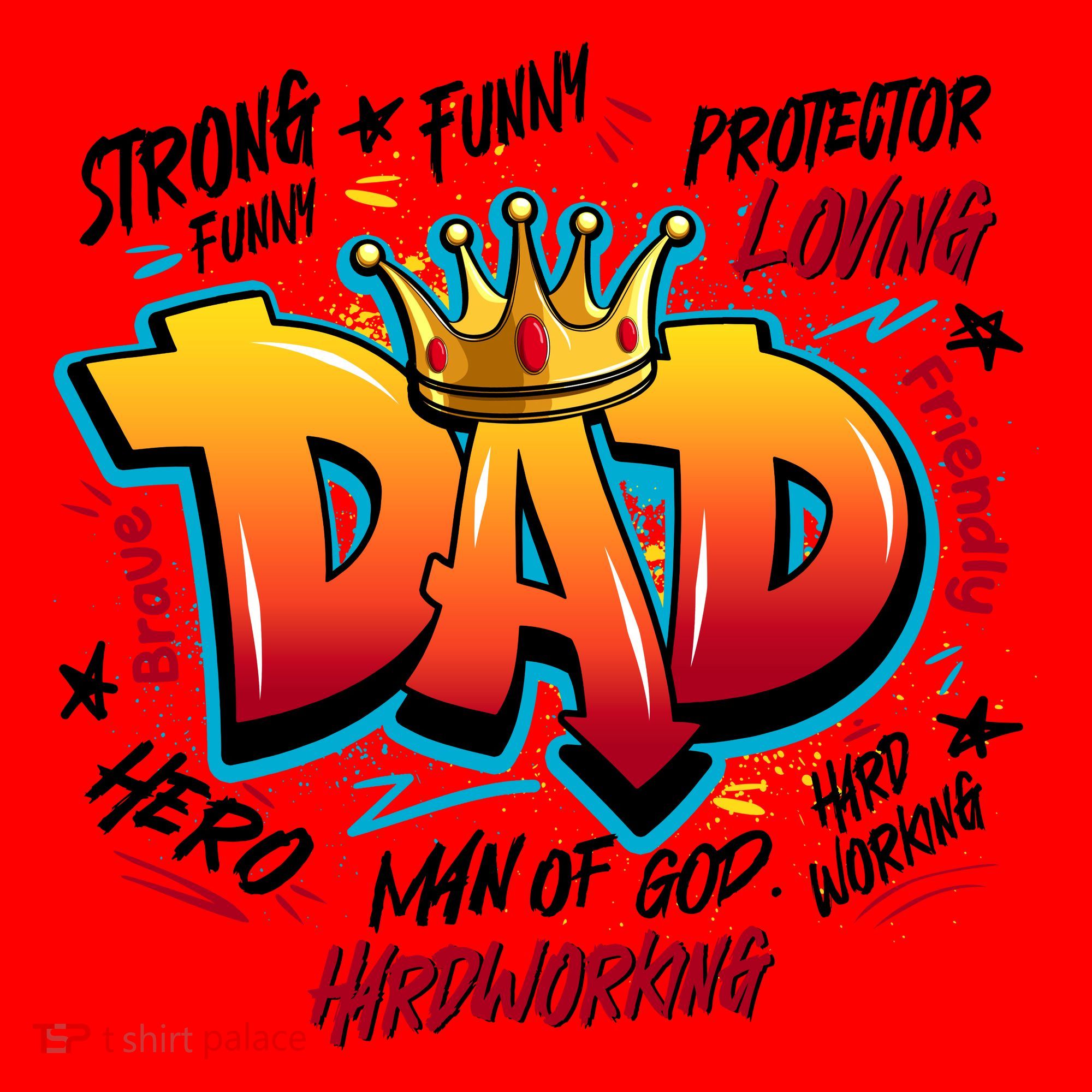 Cool Dad Hardworking Funny Fathers Day Logo Santa Hat