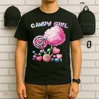 Candy Dress Halloween Costume Treat Lover T-Shirt thumb 6