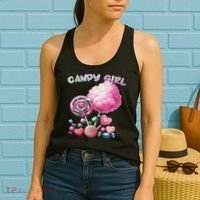 Candy Dress Halloween Costume Treat Lover Women's Tank Top thumb 2