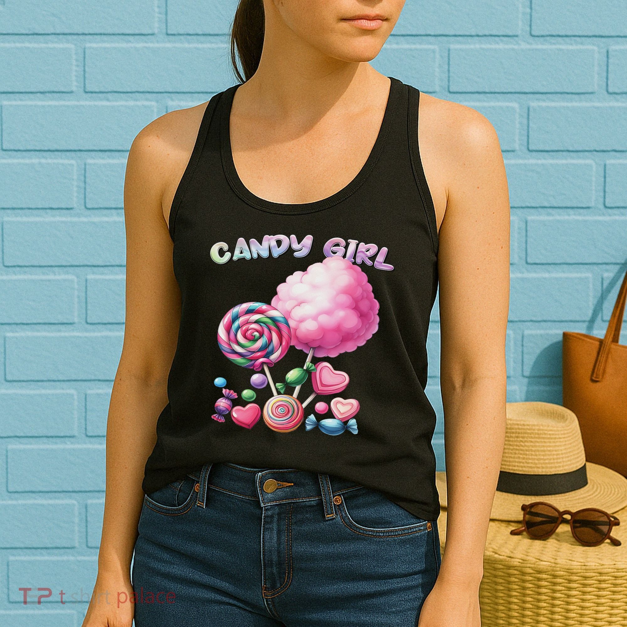 Candy Dress Halloween Costume Treat Lover Women's Tank Top