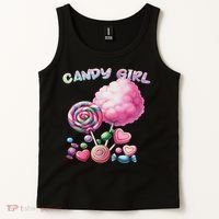 Candy Dress Halloween Costume Treat Lover Tank Top thumb 2