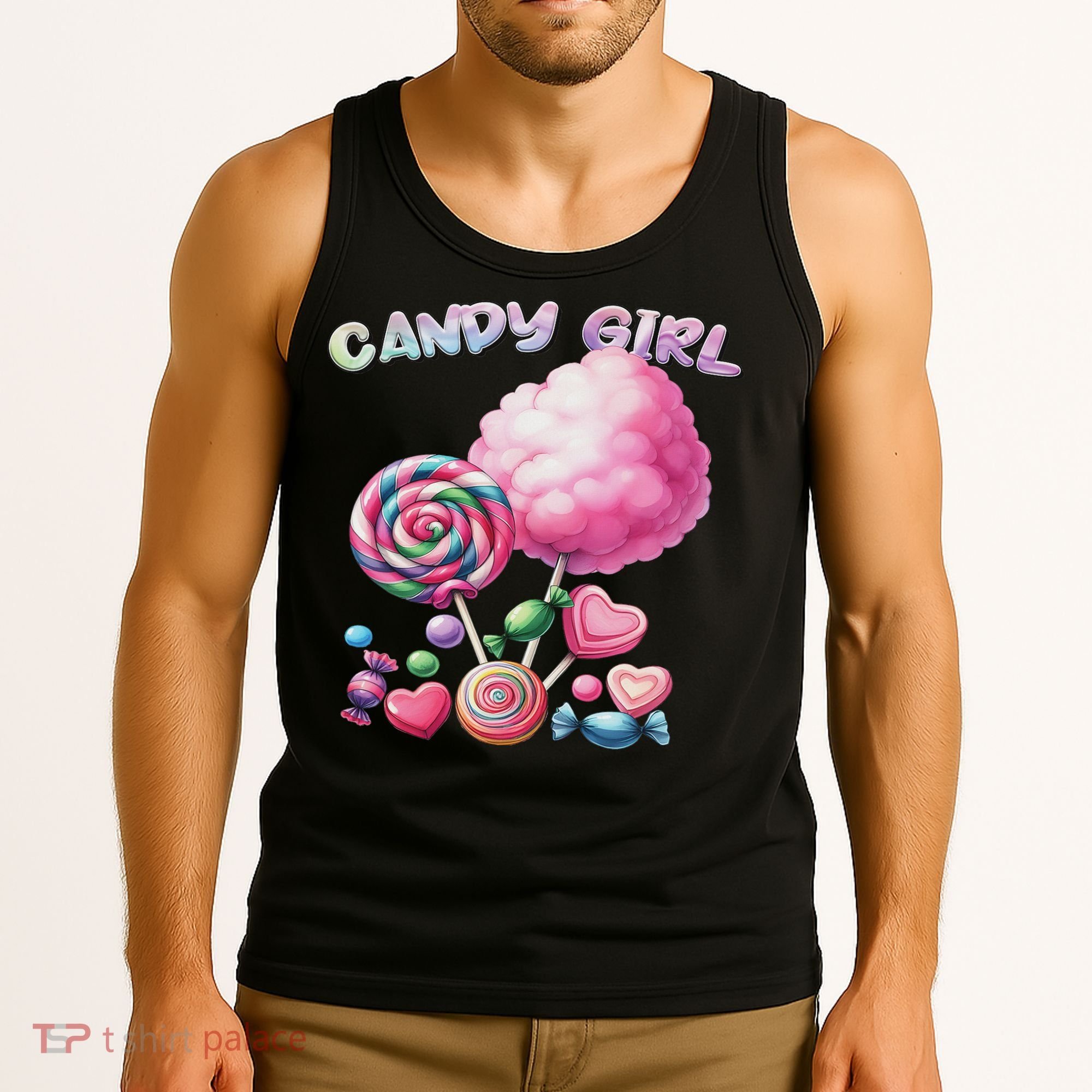 Candy Dress Halloween Costume Treat Lover Tank Top