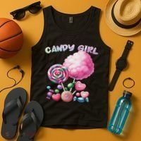 Candy Dress Halloween Costume Treat Lover Tank Top thumb 4