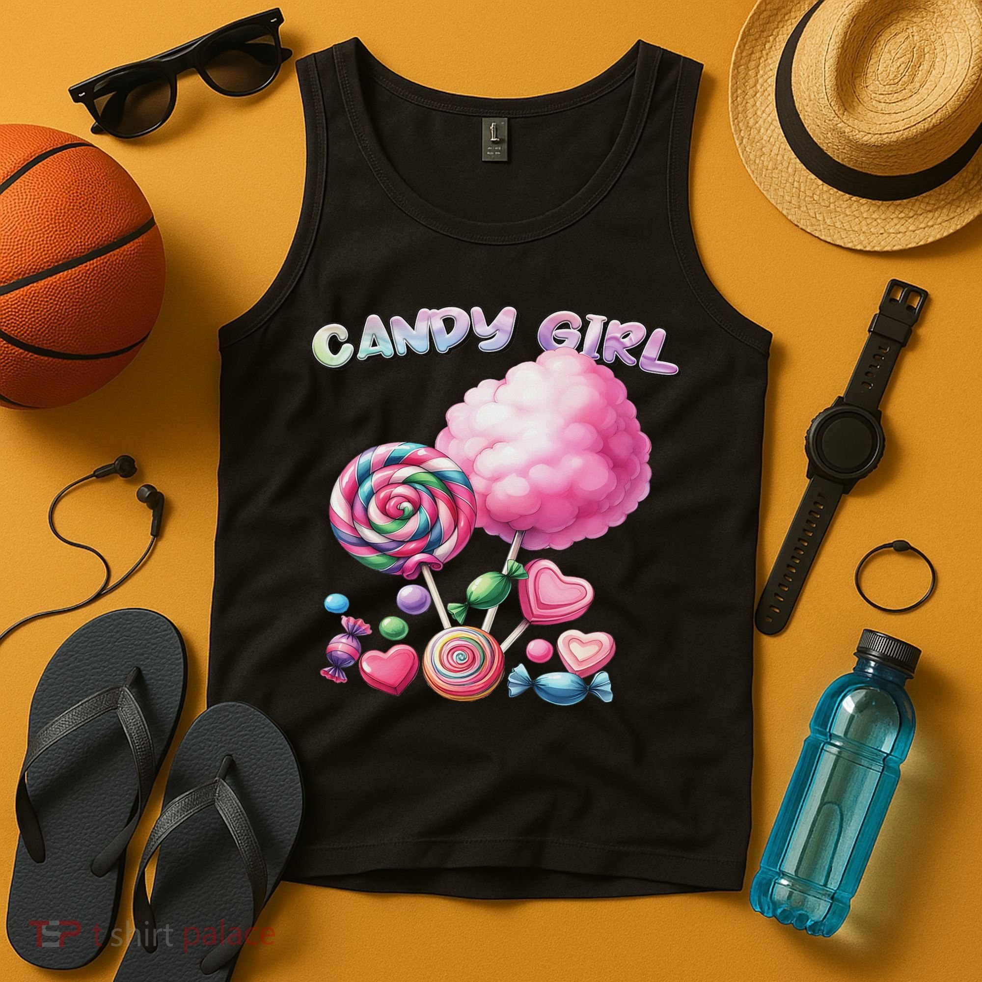 Candy Dress Halloween Costume Treat Lover Tank Top