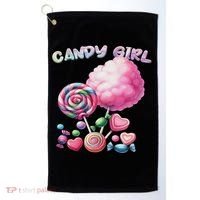 Candy Dress Halloween Costume Treat Lover Golf Towel thumb 0