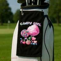 Candy Dress Halloween Costume Treat Lover Golf Towel thumb 2