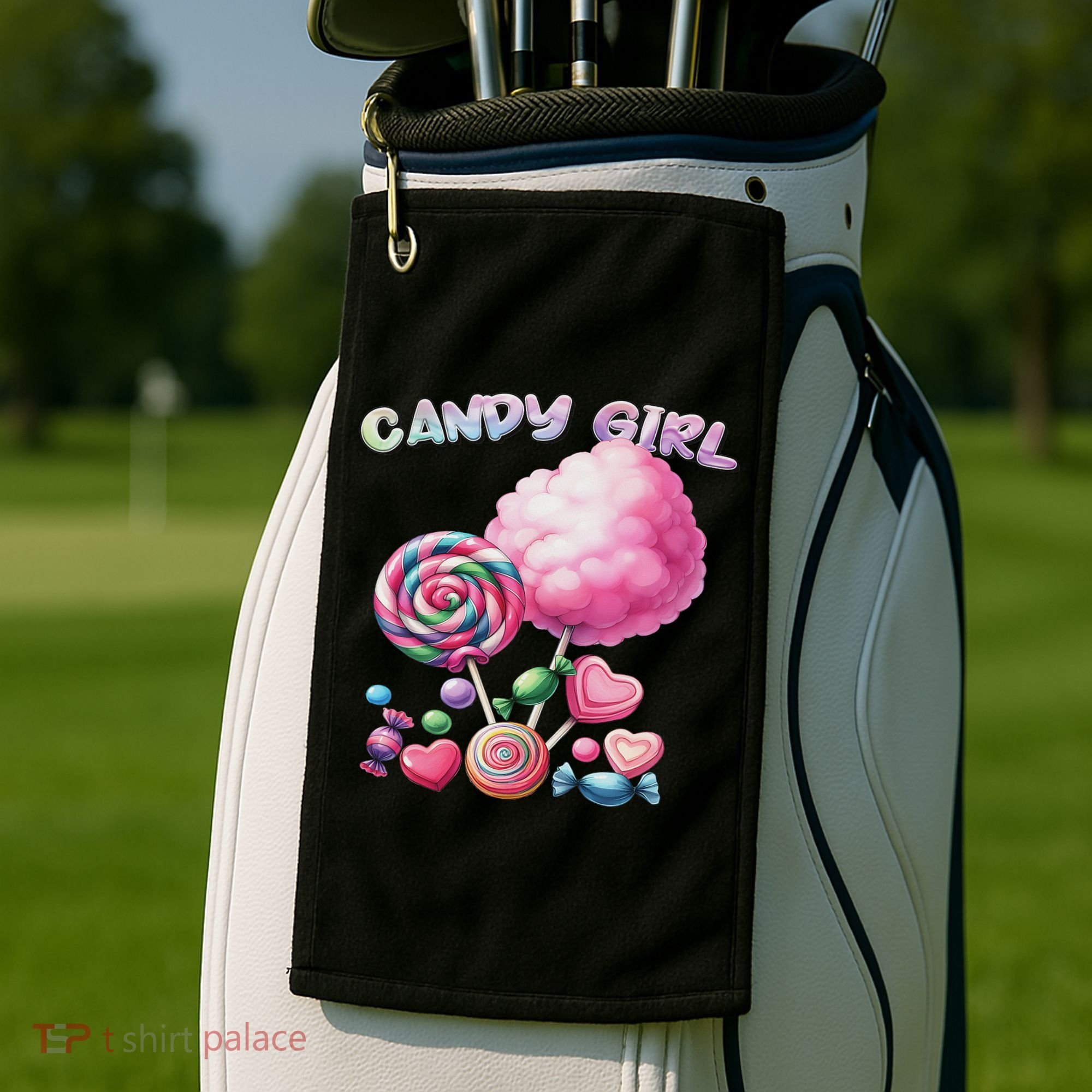 Candy Dress Halloween Costume Treat Lover Golf Towel