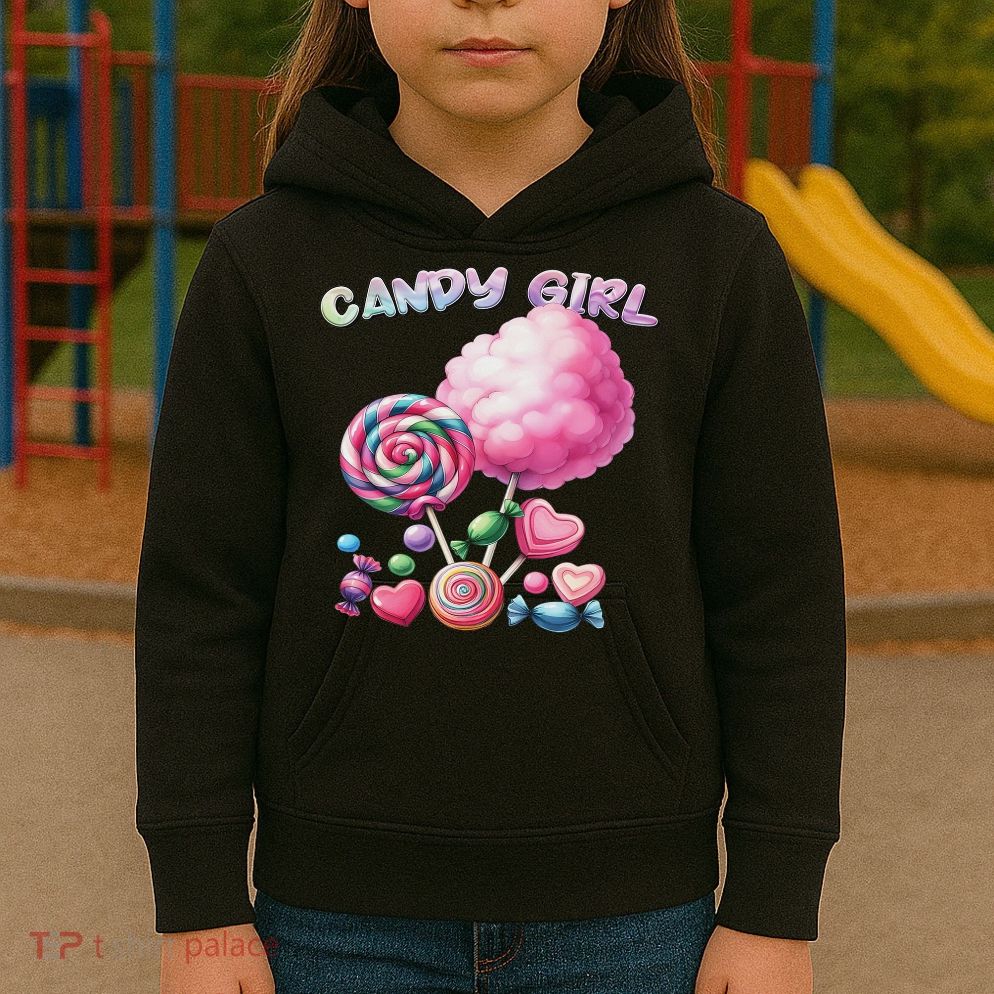 Candy Dress Halloween Costume Treat Lover Kids Hoodie