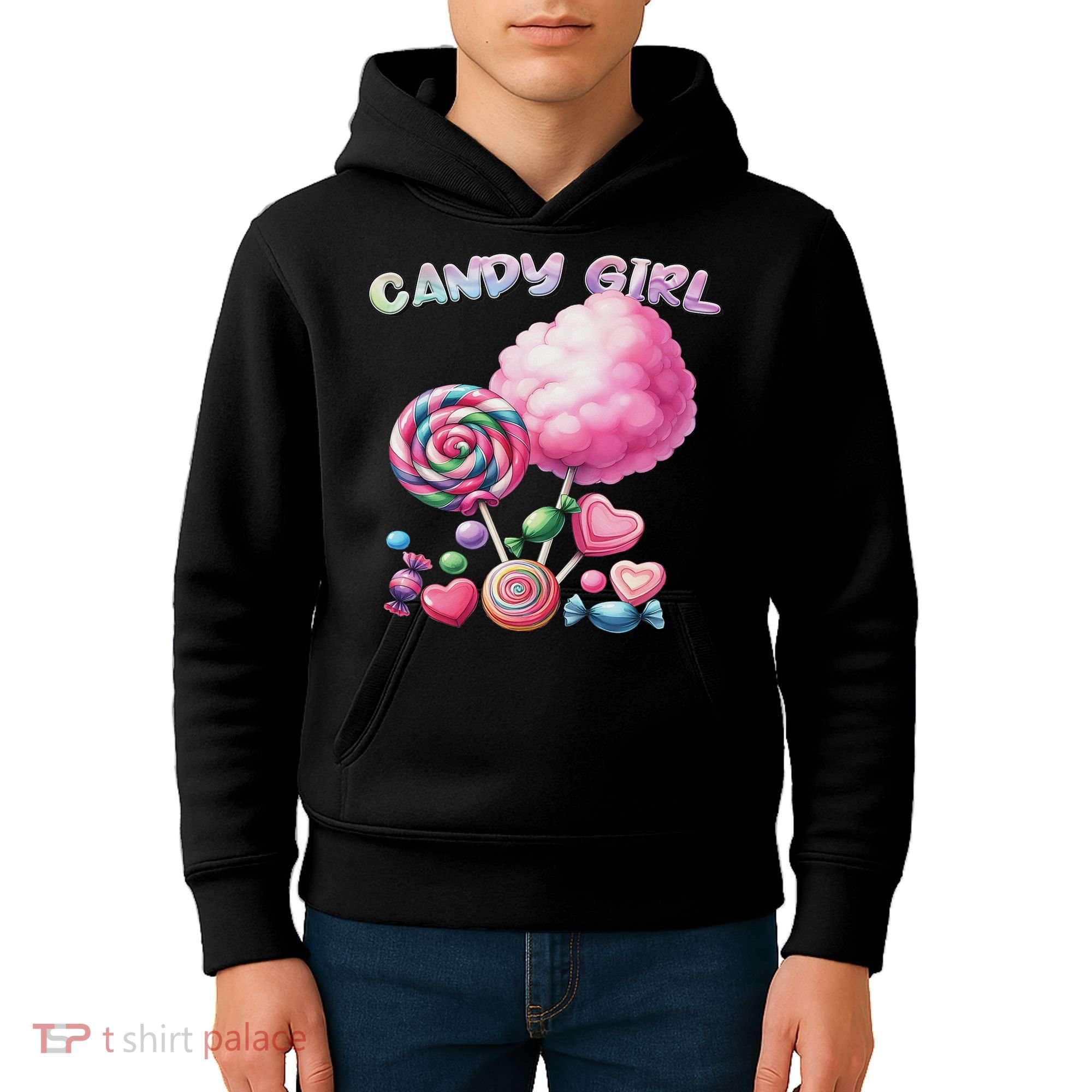 Candy Dress Halloween Costume Treat Lover Kids Hoodie