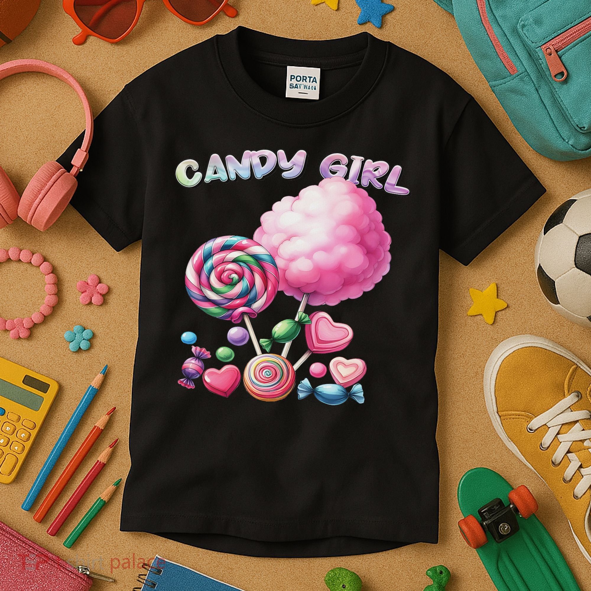 Candy Dress Halloween Costume Treat Lover Kids T-Shirt