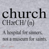 Church Definition Hospital For Sinners Not A Museum Women's Sweatshirt thumb 2