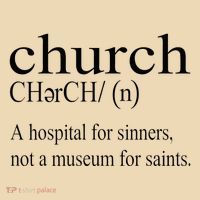 Church Definition Hospital For Sinners Not A Museum Tote Bag thumb 4