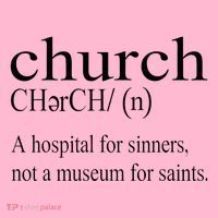 Church Definition Hospital For Sinners Not A Museum Coaster thumb 2