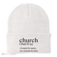 Church Definition Hospital For Sinners Not A Museum Beanie thumb 0