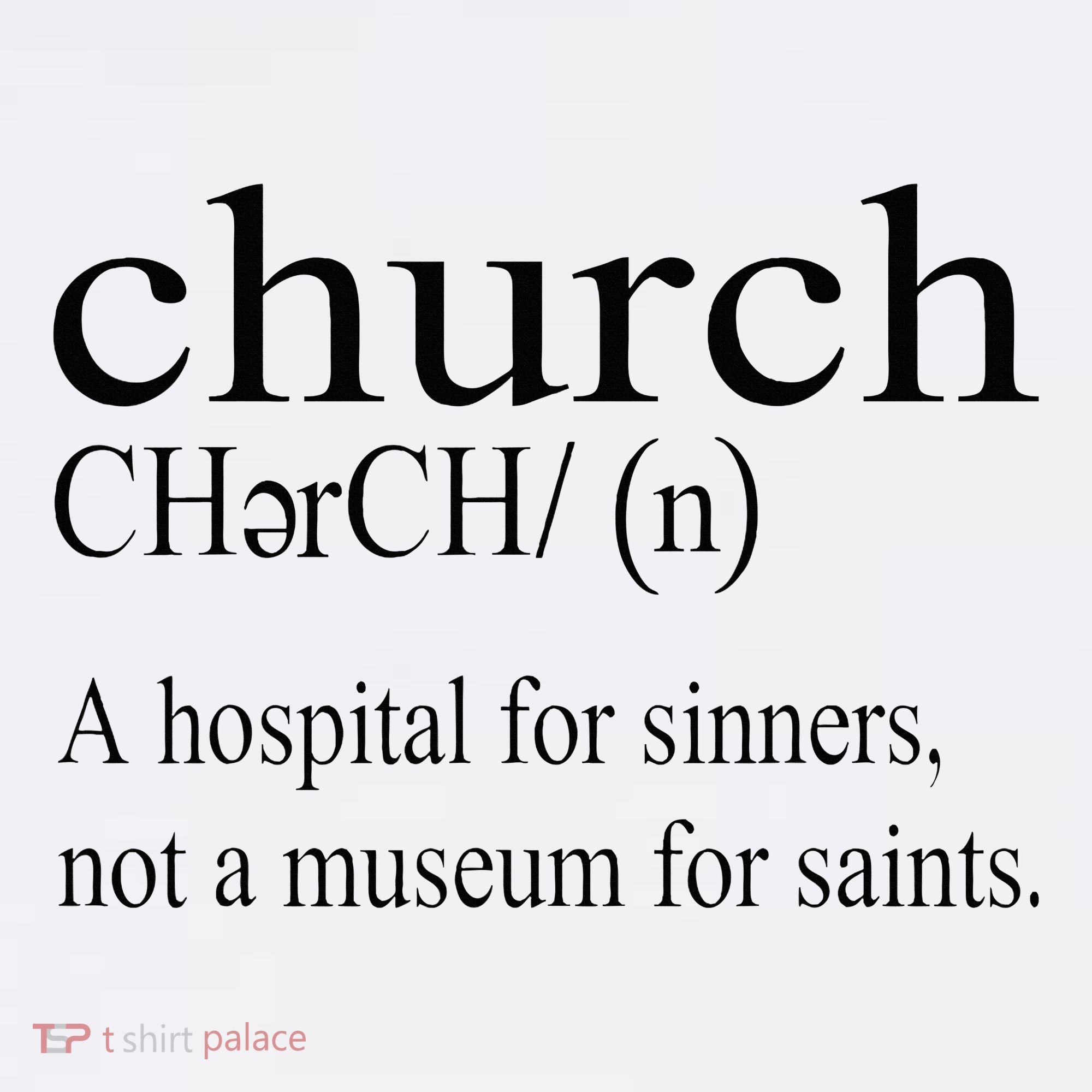 Church Definition Hospital For Sinners Not A Museum Women's Hoodie