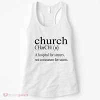 Church Definition Hospital For Sinners Not A Museum Women's Tank Top thumb 0