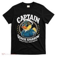 Cruise Duck Hunting S Funny Sea Captain Rubber Duck T-Shirt thumb 0
