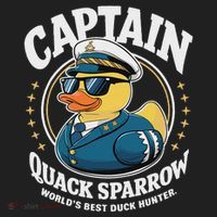 Cruise Duck Hunting S Funny Sea Captain Rubber Duck Beanie thumb 2