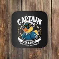 Cruise Duck Hunting S Funny Sea Captain Rubber Duck Coaster thumb 0