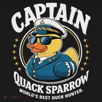 Cruise Duck Hunting S Funny Sea Captain Rubber Duck Mousepad thumb 1