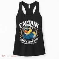 Cruise Duck Hunting S Funny Sea Captain Rubber Duck Women's Tank Top thumb 0