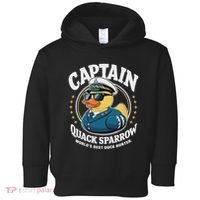 Cruise Duck Hunting S Funny Sea Captain Rubber Duck Toddler Hoodie thumb 0
