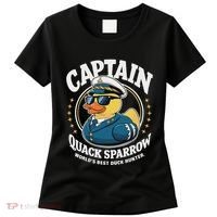 Cruise Duck Hunting S Funny Sea Captain Rubber Duck Women's T-Shirt thumb 0