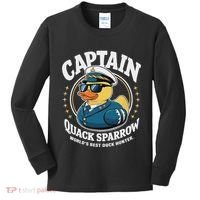 Cruise Duck Hunting S Funny Sea Captain Rubber Duck Kids Long Sleeve Shirt thumb 0