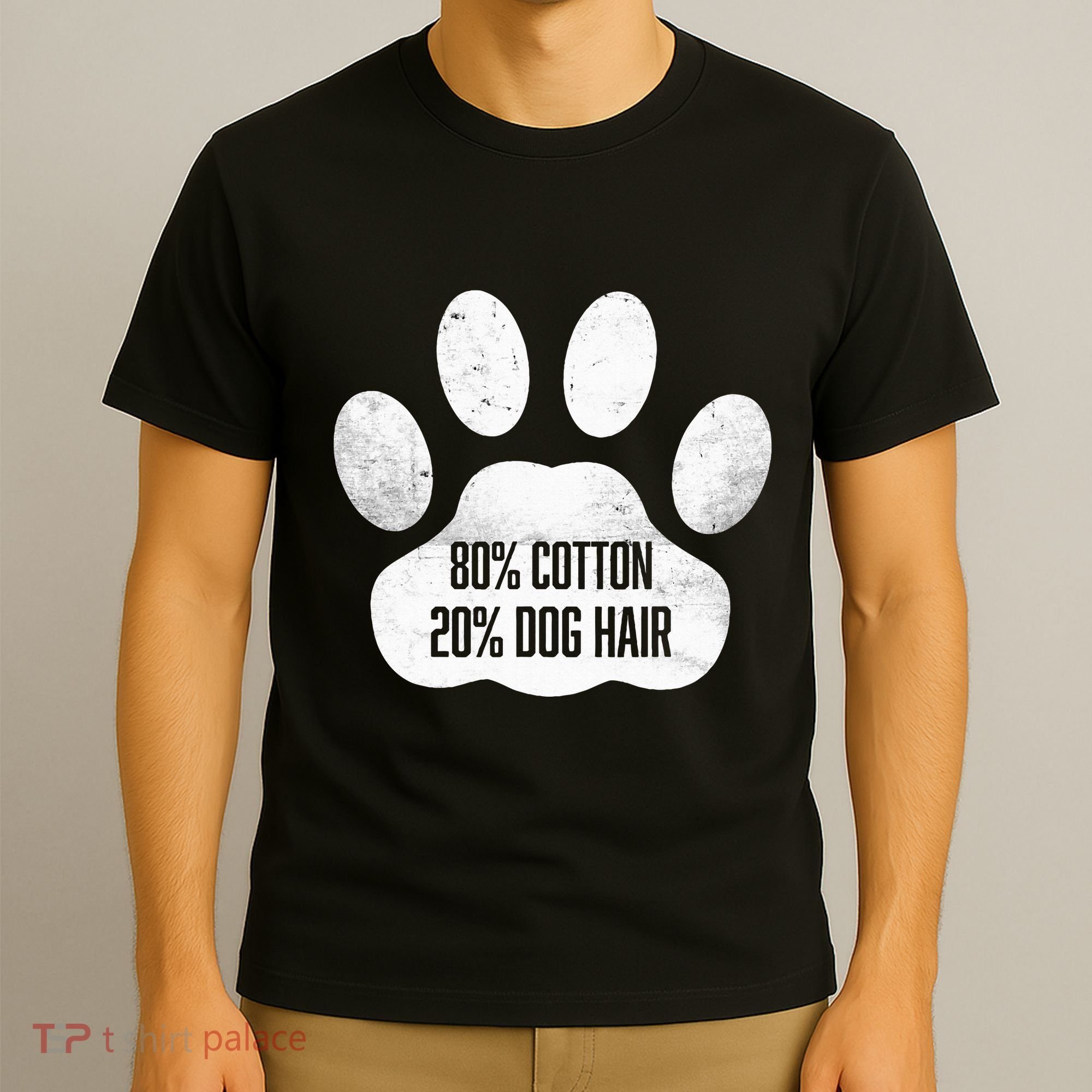 Cotton Dog Hair Traces Of Dog Dog Sayings T-Shirt