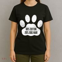 Cotton Dog Hair Traces Of Dog Dog Sayings T-Shirt thumb 4