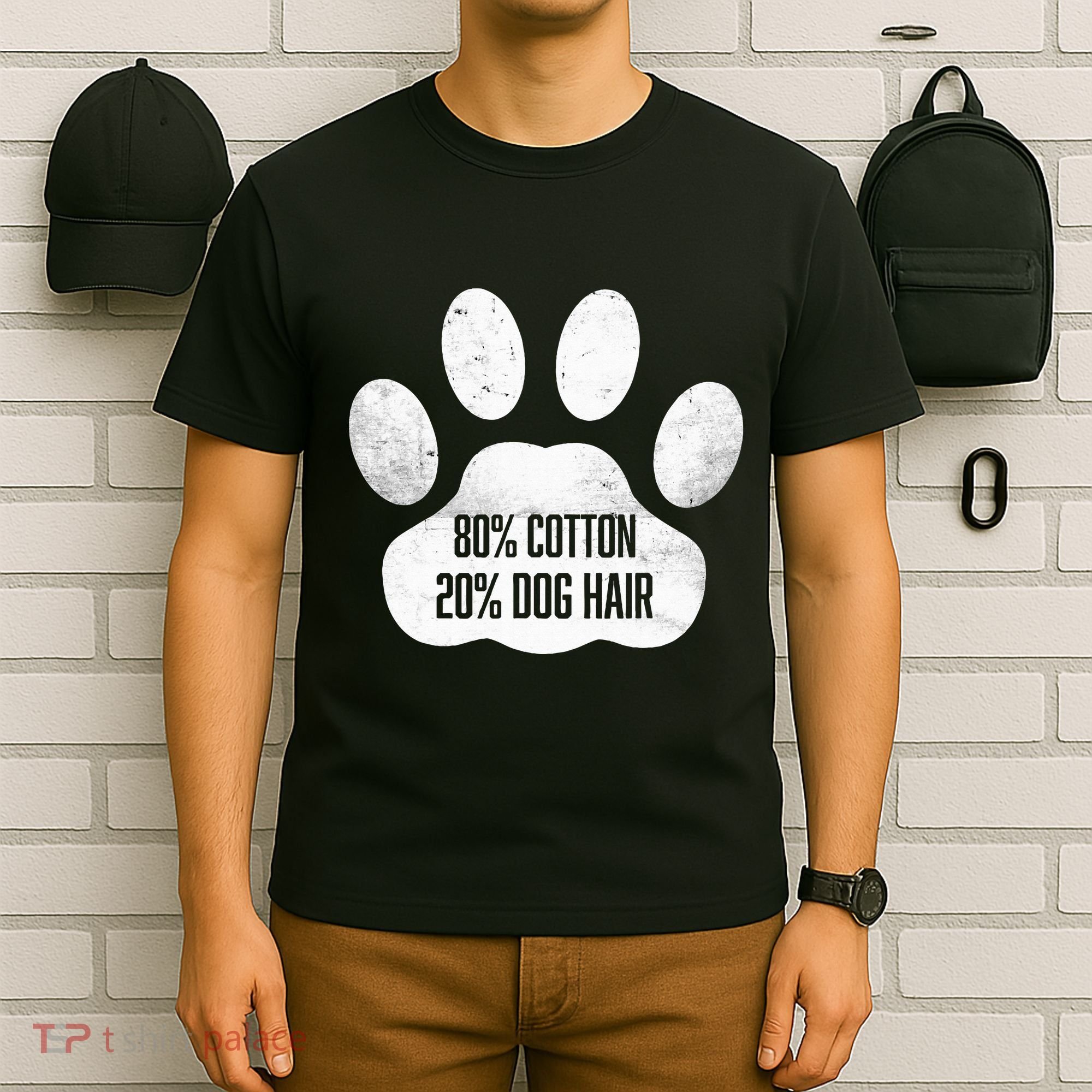 Cotton Dog Hair Traces Of Dog Dog Sayings T-Shirt