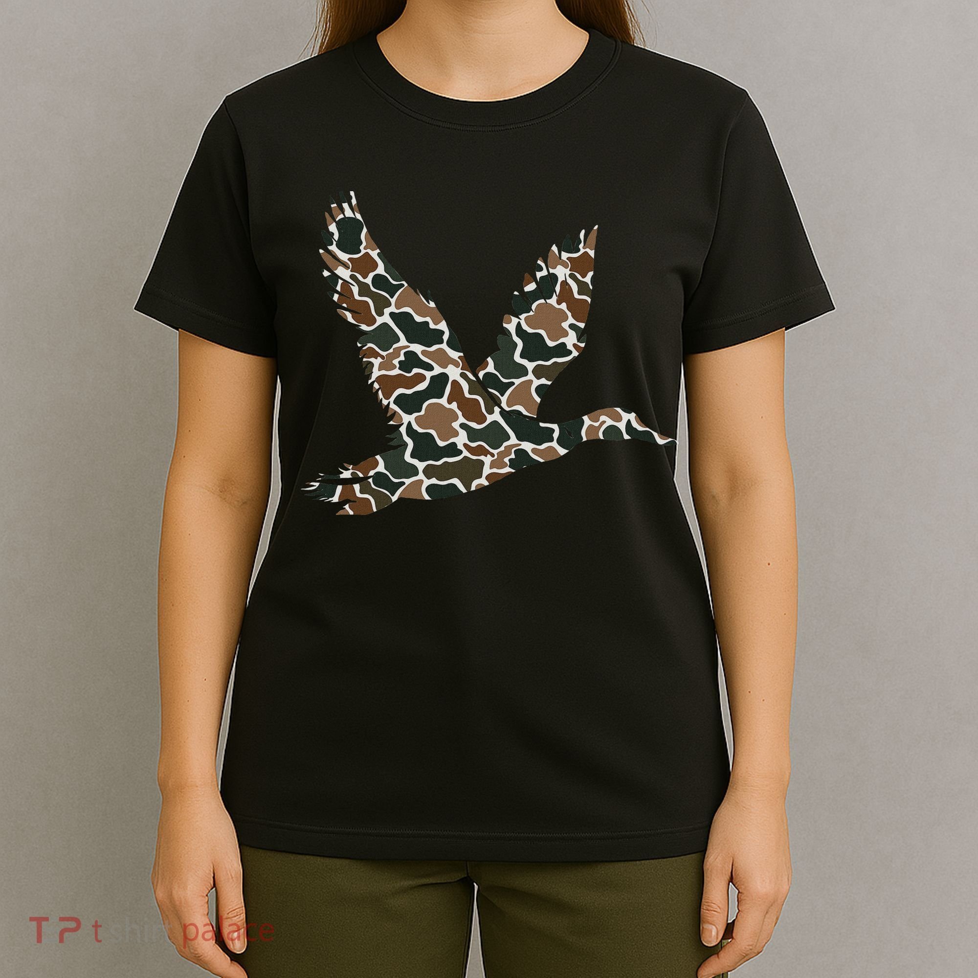 Camo Duck Hunting Old School Camouflage Hunters T-Shirt