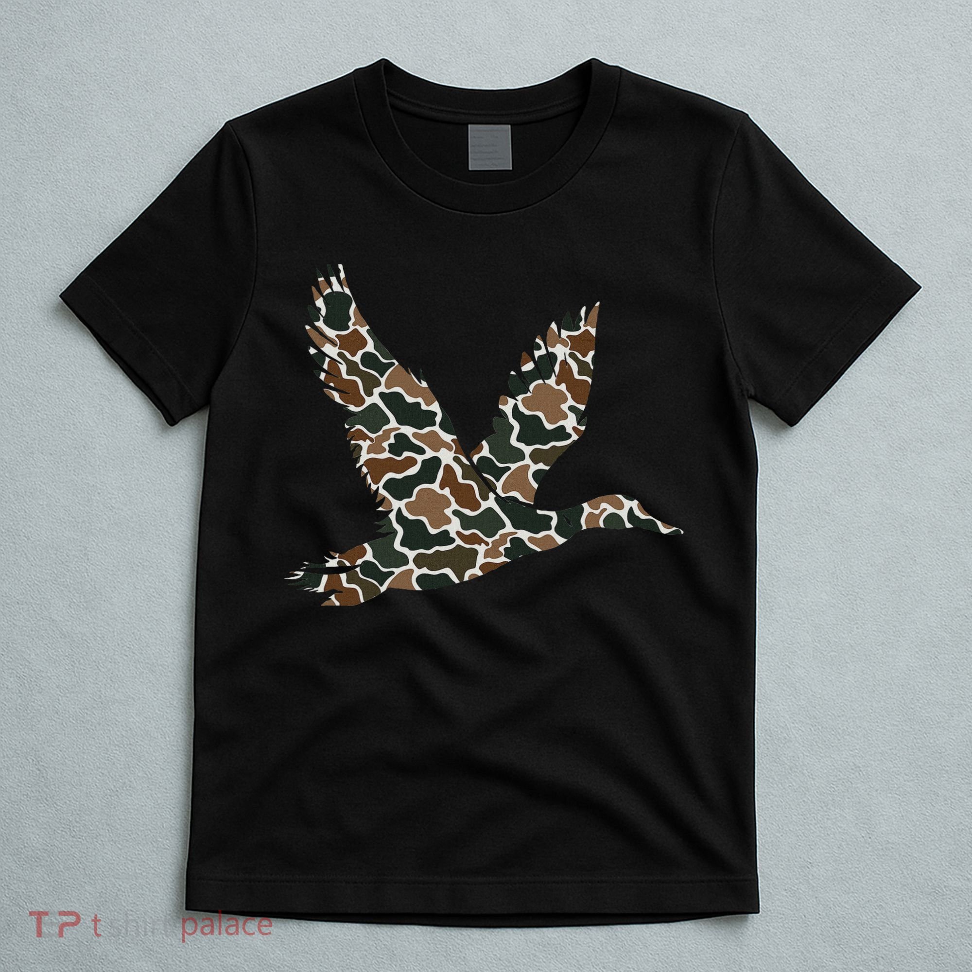 Camo Duck Hunting Old School Camouflage Hunters T-Shirt