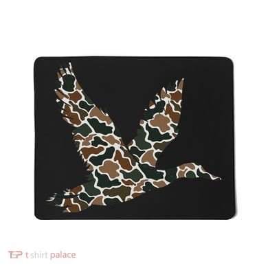Camo Duck Hunting Old School Camouflage Hunters Mousepad