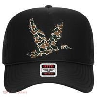 Camo Duck Hunting Old School Camouflage Hunters Hat thumb 0