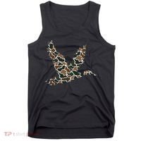 Camo Duck Hunting Old School Camouflage Hunters Tank Top thumb 0