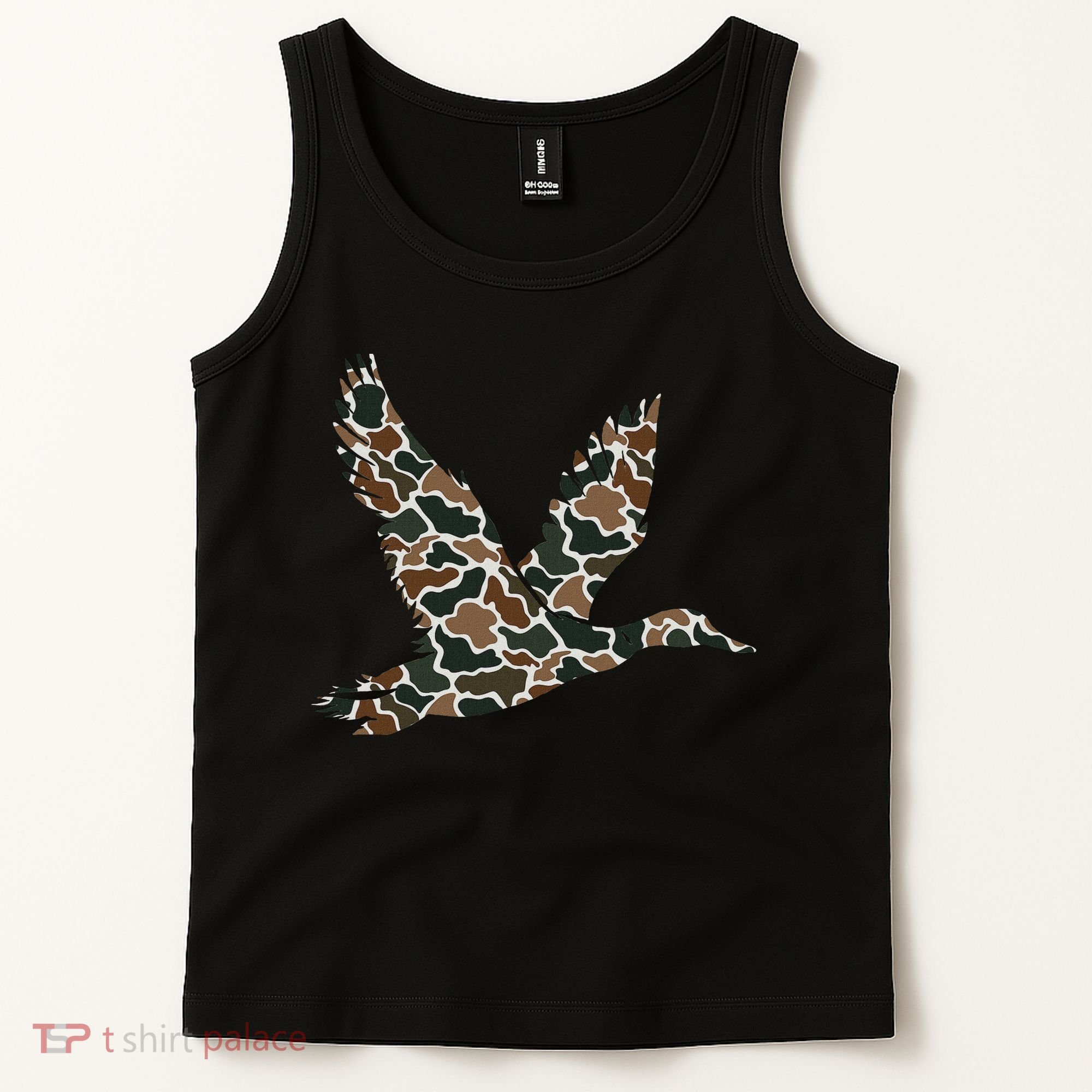 Camo Duck Hunting Old School Camouflage Hunters Tank Top