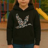 Camo Duck Hunting Old School Camouflage Hunters Kids Hoodie thumb 3