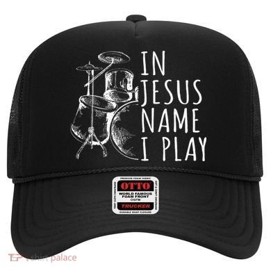 Christian Drumming In Jesus Name Play Drums Worship Drummer Hat
