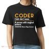 Coder Definiton It Programmer Software Developer Comfort Colors Boxy T-Shirt