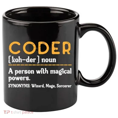 Coder Definiton It Programmer Software Developer 11oz C Handle Ceramic Mug