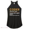 Coder Definiton It Programmer Software Developer Women's Perfect Tri Rocker Tank