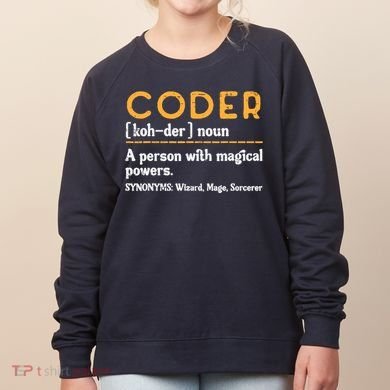 Coder Definiton It Programmer Software Developer Women's Sweatshirt