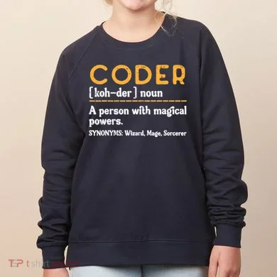 Coder Definiton It Programmer Software Developer Women's Sweatshirt