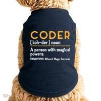 Coder Definiton It Programmer Software Developer Doggie Tank thumb 0