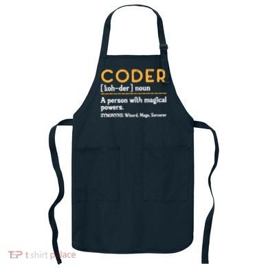 Coder Definiton It Programmer Software Developer Apron